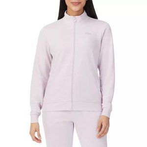 NWT FILA Women's Midweight Full Zip Active Jacket Lavender Size M $80 1A045